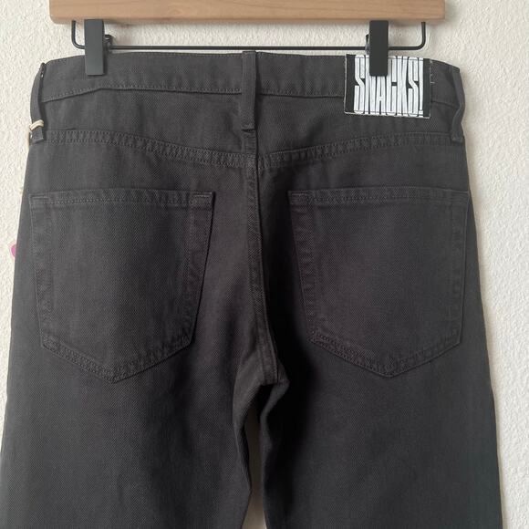 MOTHER SNACKS! The Down Low Sweet Tooth Skimp Jeans Faded Black Size 27 - Picture 5 of 11